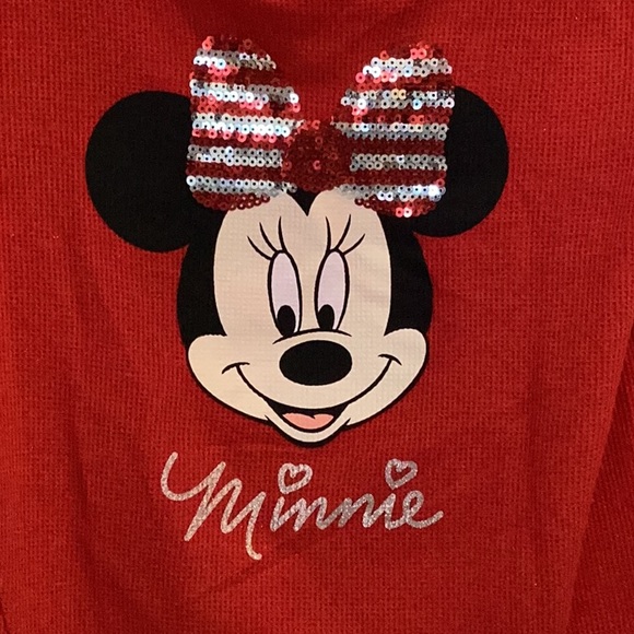 🆕️ Mickey Mouse long sleeve ribbed tee shirt top, Size XL, NWOT - Picture 2 of 4